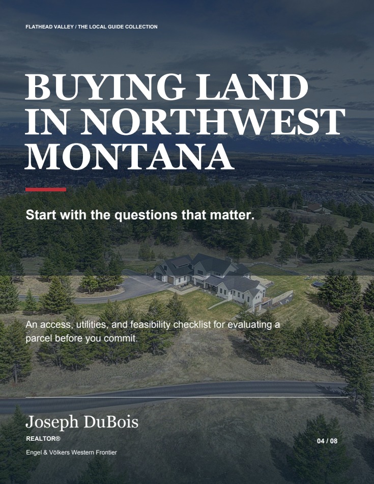 Buying land in Northwest Montana guide cover