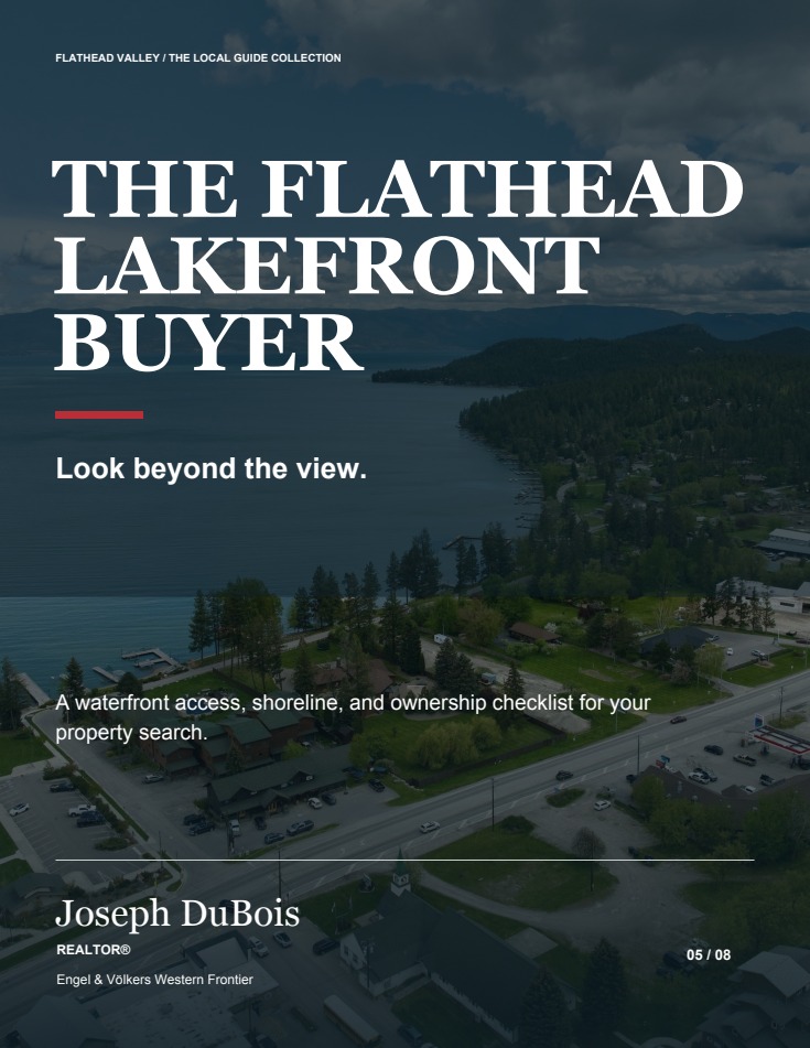 The Flathead lakefront buyer guide cover